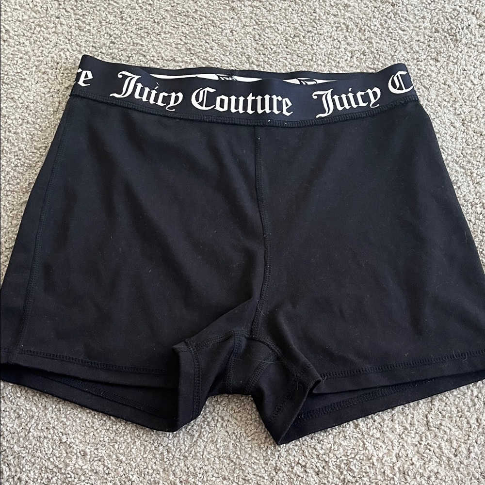 Juicy Couture Black Logo Shorts
